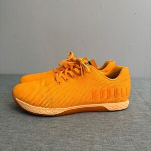 NoBull Trainer Mens 11.5 Orange SuperFabric Low Top CrossFit Shoes